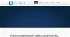 Desktop Screenshot of lealsistemas.com.ar