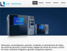 Tablet Screenshot of lealsistemas.com.ar